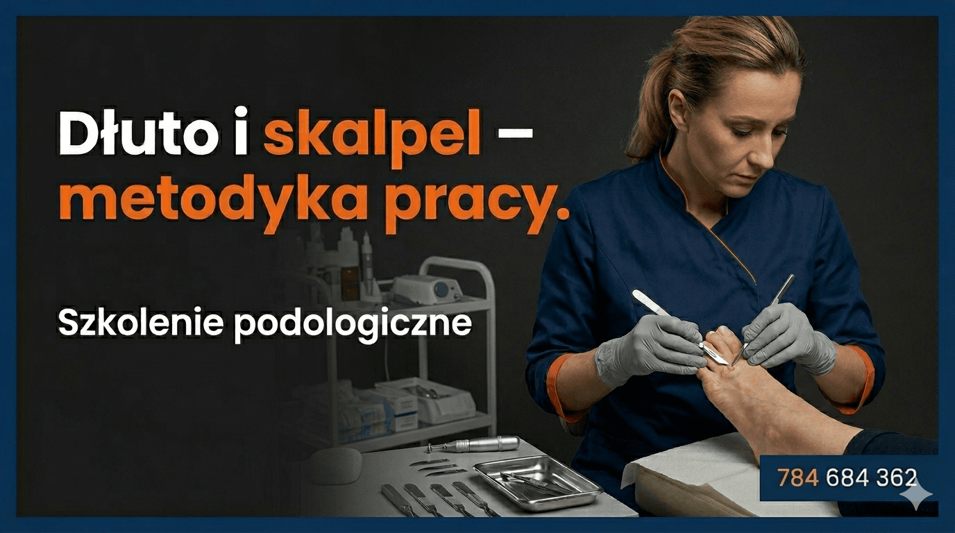 Dłuto i skalpel – metodyka pracy. Szkolenie podologiczne z Moniką Napiórkowską (Akademia OdNova)