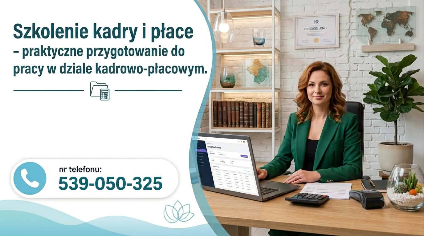 Szkolenie kadry i płace – praktyczne przygotowanie do pracy w dziale kadrowo-płacowym